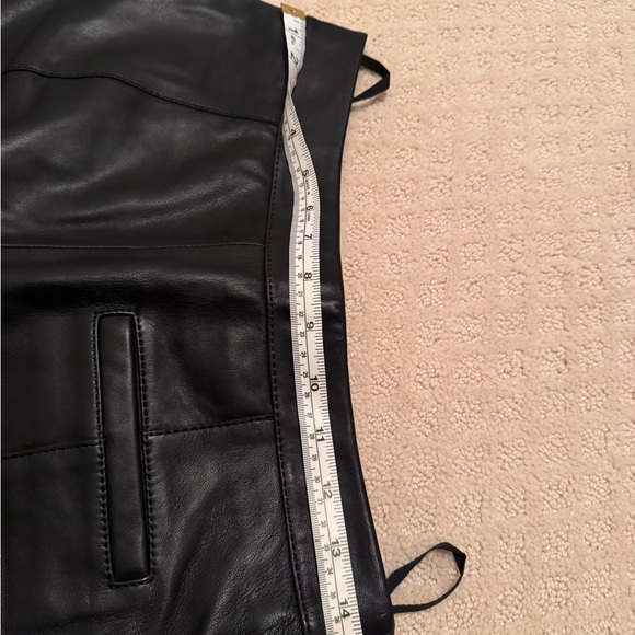 TED BAKER Genuine Leather Pants NEW WITHOUT TAGS SIZE 2 - Picture 14 of 15